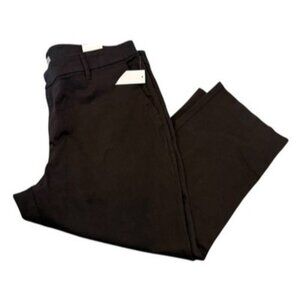 Coldwater Creek Brown Size 18 Natural Fit Cotton Capris Cropped Pants *T1